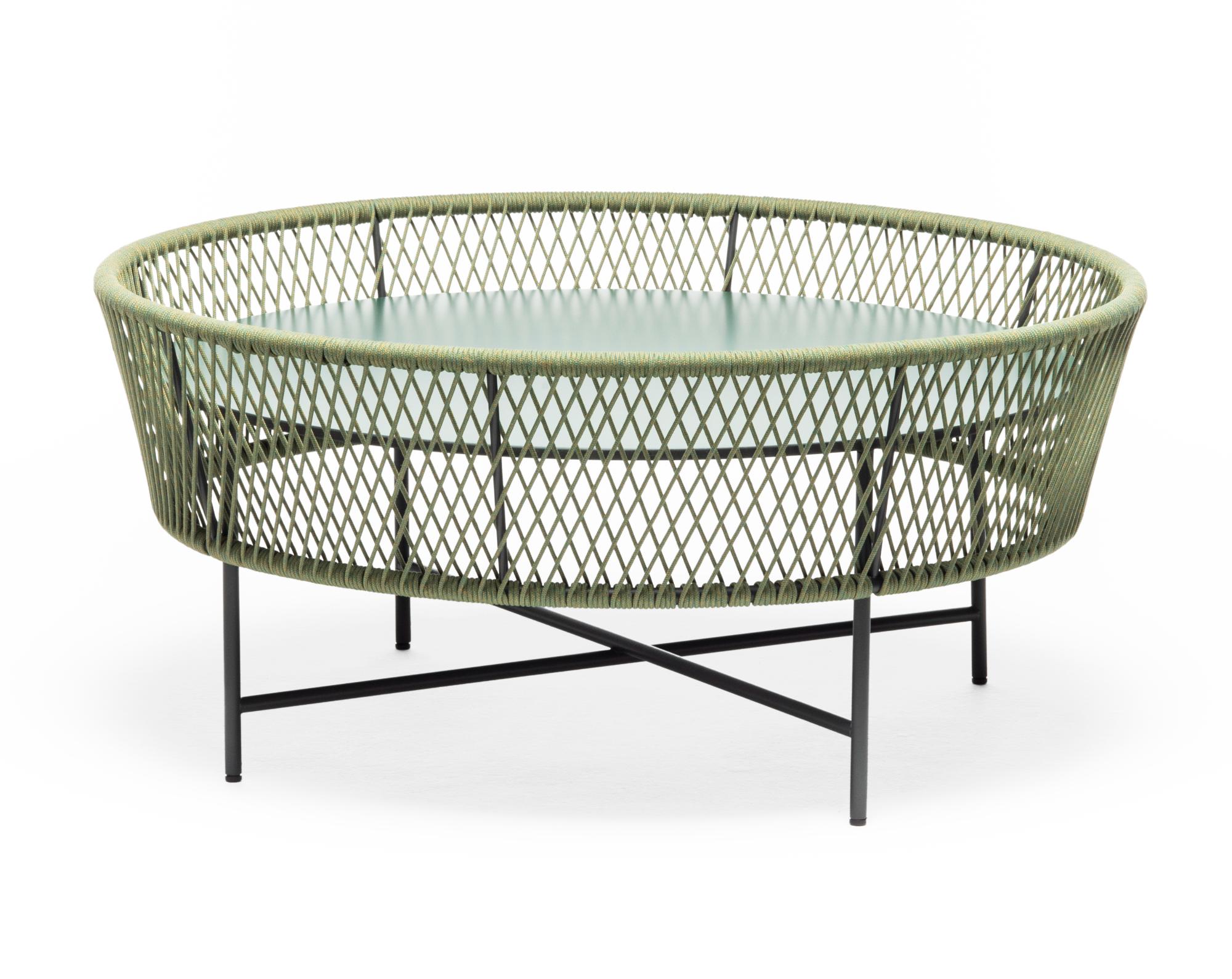 Tamburo LG Round Green Outdoor Coffee Table