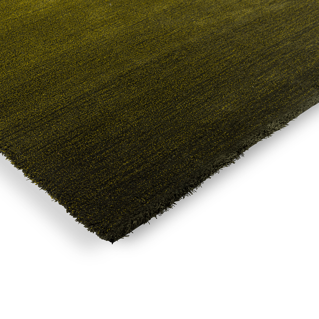 Shade Olive Wool Rug ☞ Size: 6' 7" x 10' (200 x 300 cm)