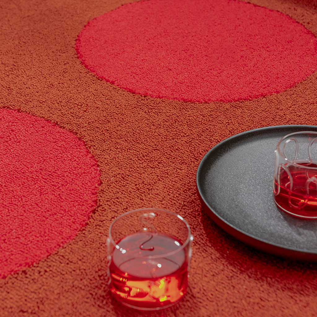 Festival Red Outdoor Rug
