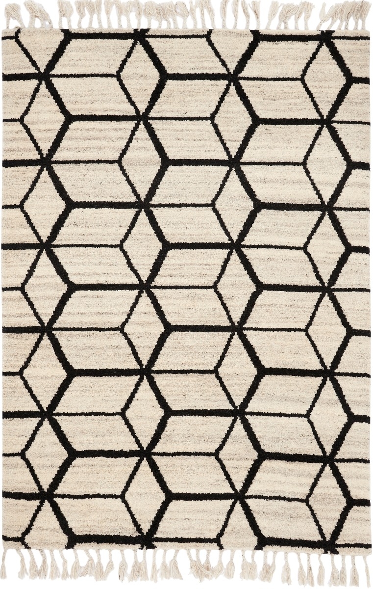 Geometrisk Handknotted Rug | Size: 8' 2