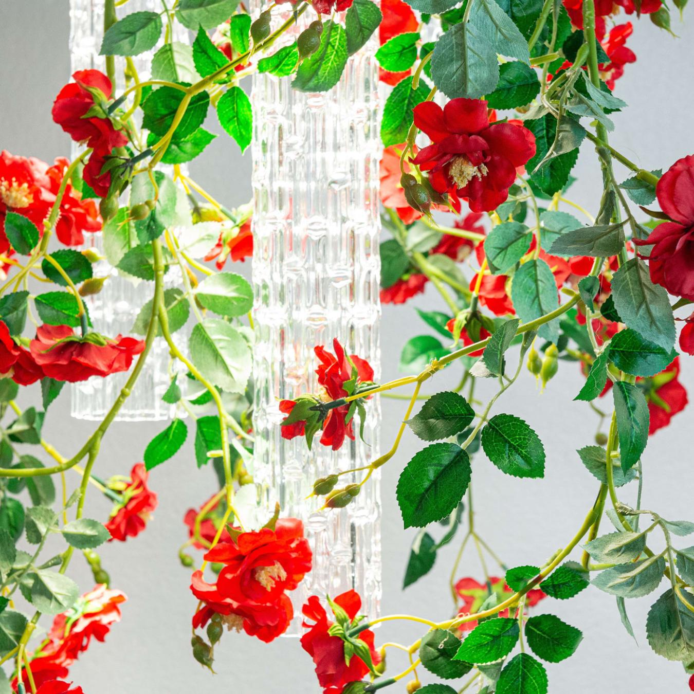 Red Roses Small Chandelier