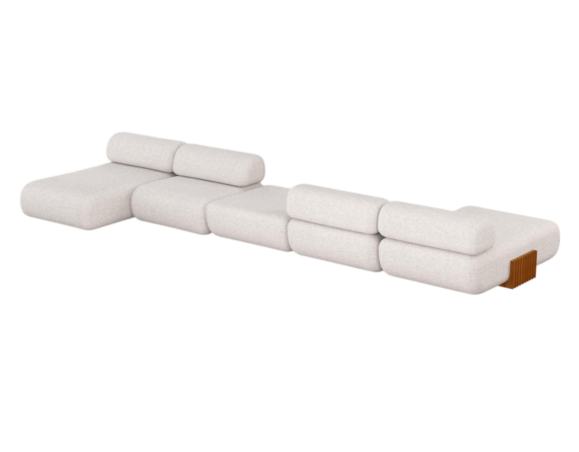Carmel Wood Modular Sofa