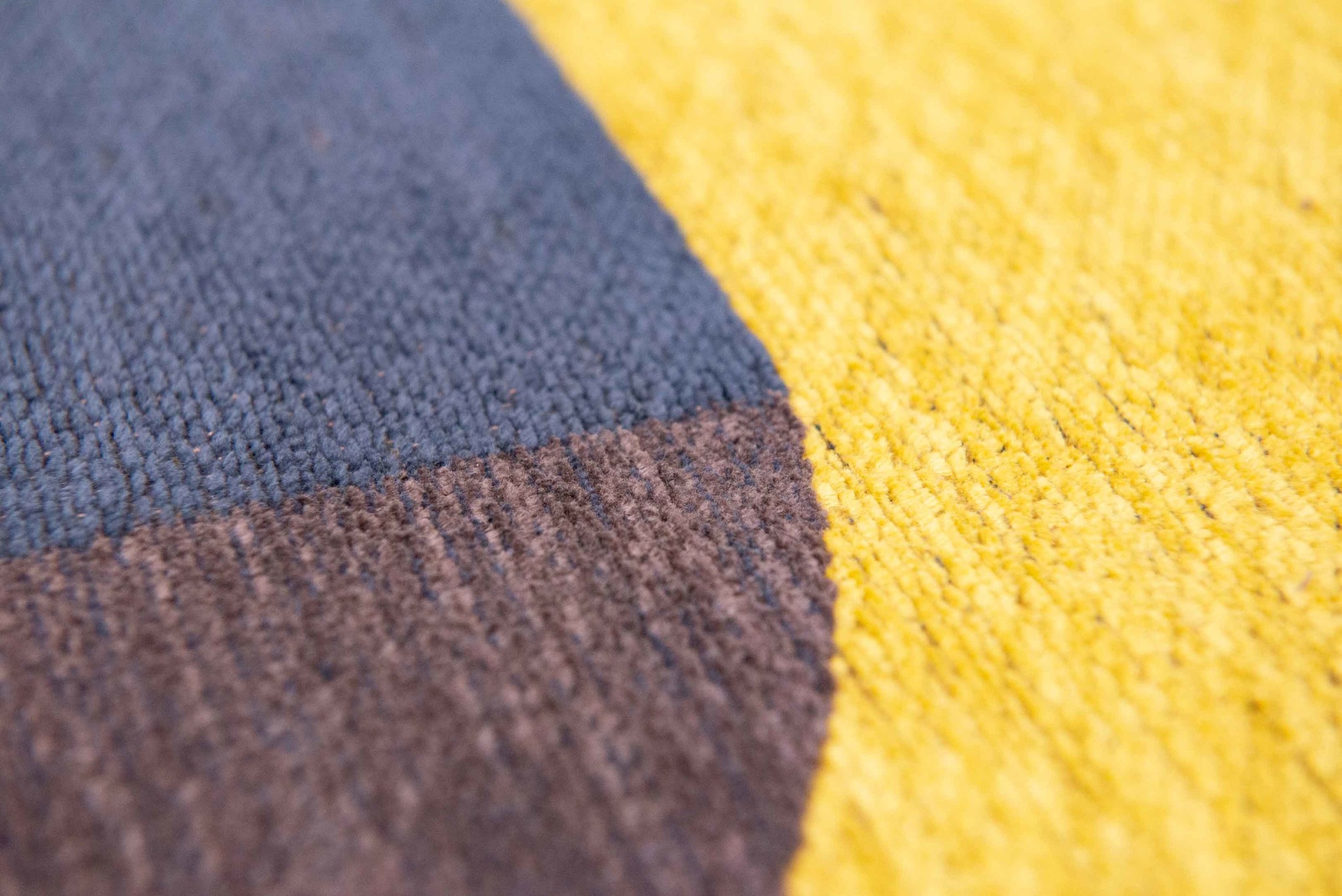 Geometric Yellow Flatwoven Rug