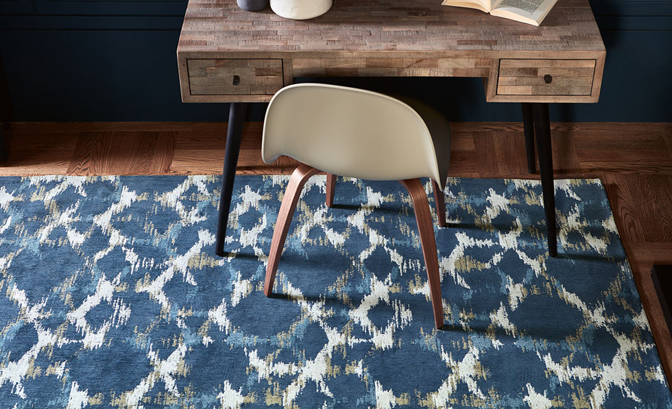 Sudare Indigo Premium Rug | Size: 4' 7