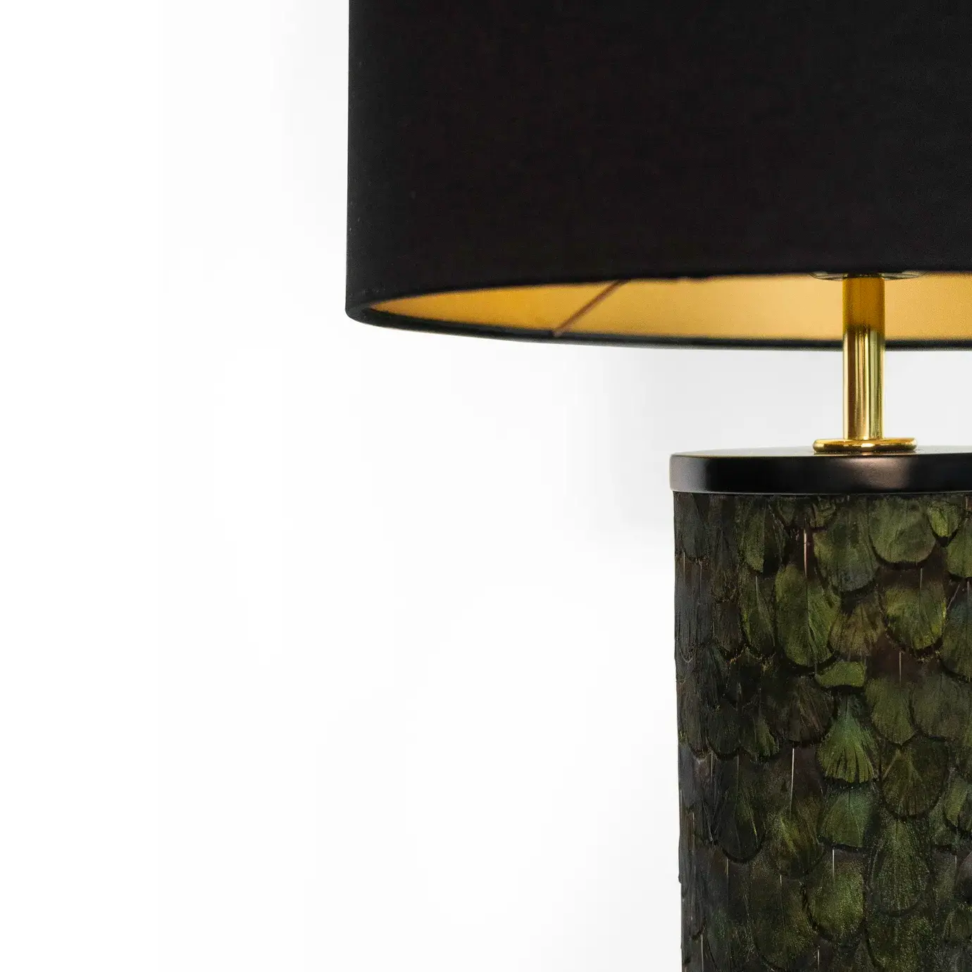 Tailor Peacock Feather Table Lamp