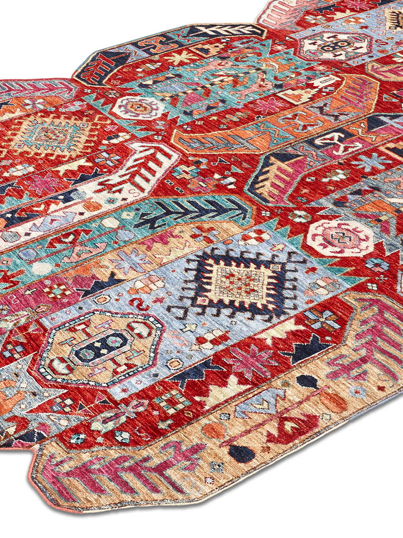 Multishape Hand-Woven Rug