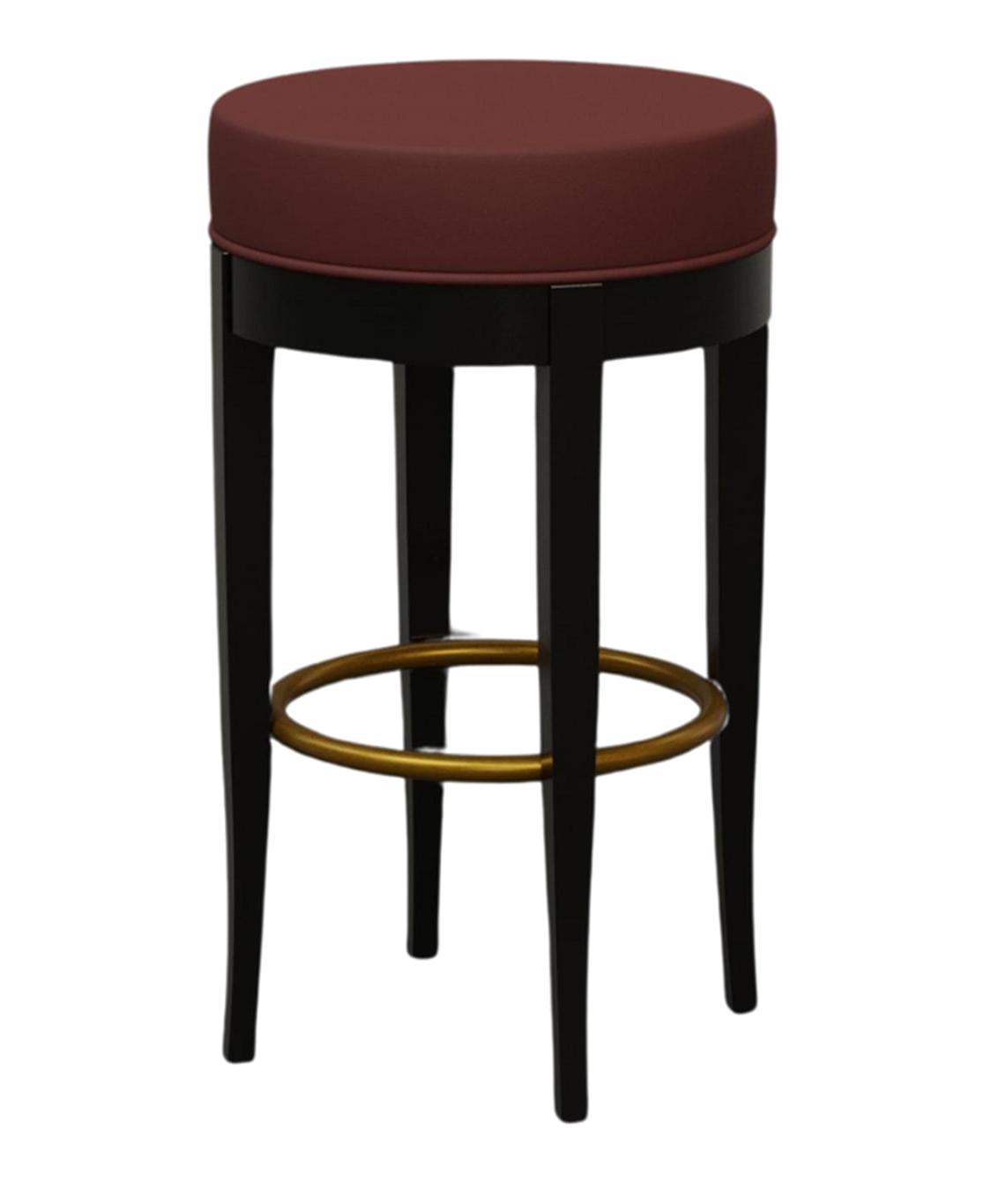 Burgundy Bar Stool