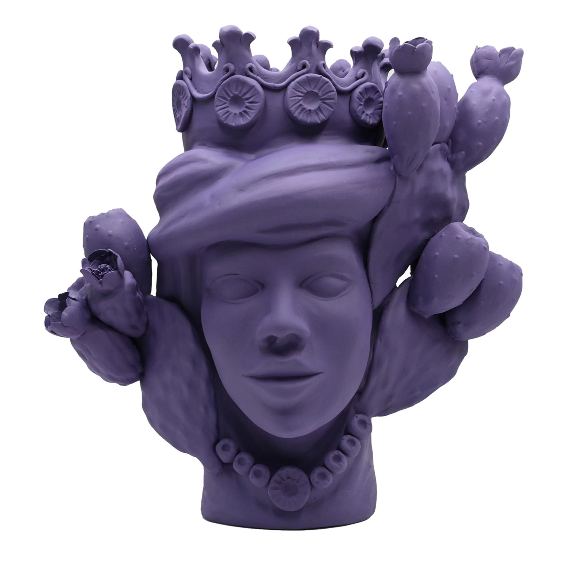 Moor's Head Violet Sculpture