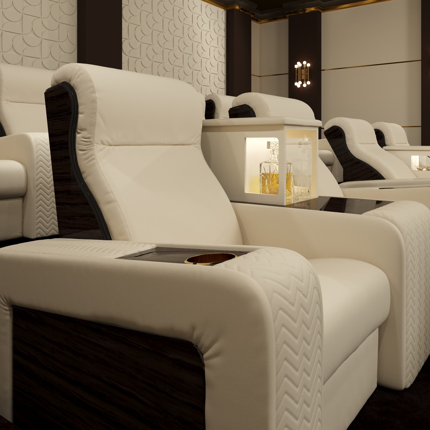 Onassis Home Cinema Reclining Chair - 1
