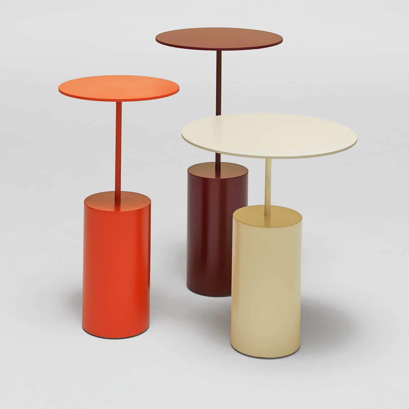 Cocktail Italian Orange Side Table