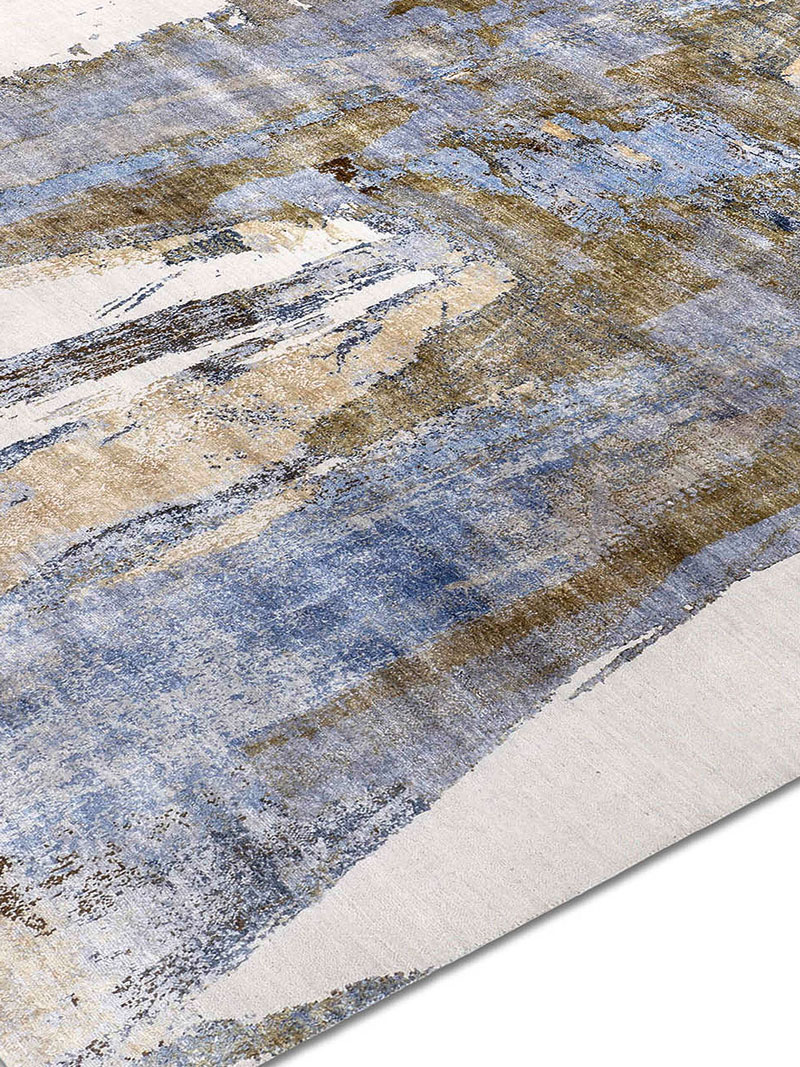 Grey Rust Luxury Handmade Rug