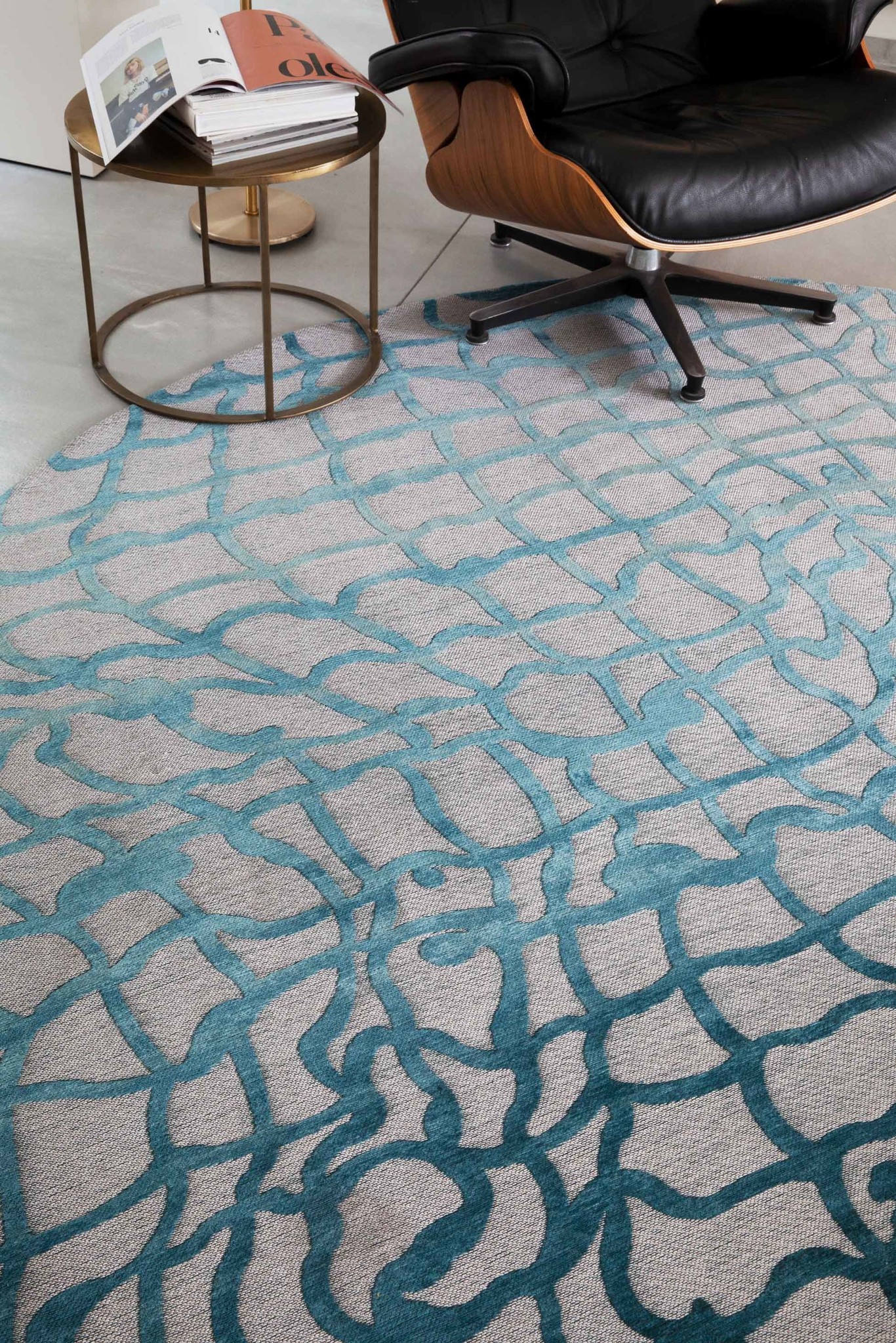 Blue Flatwoven Rug