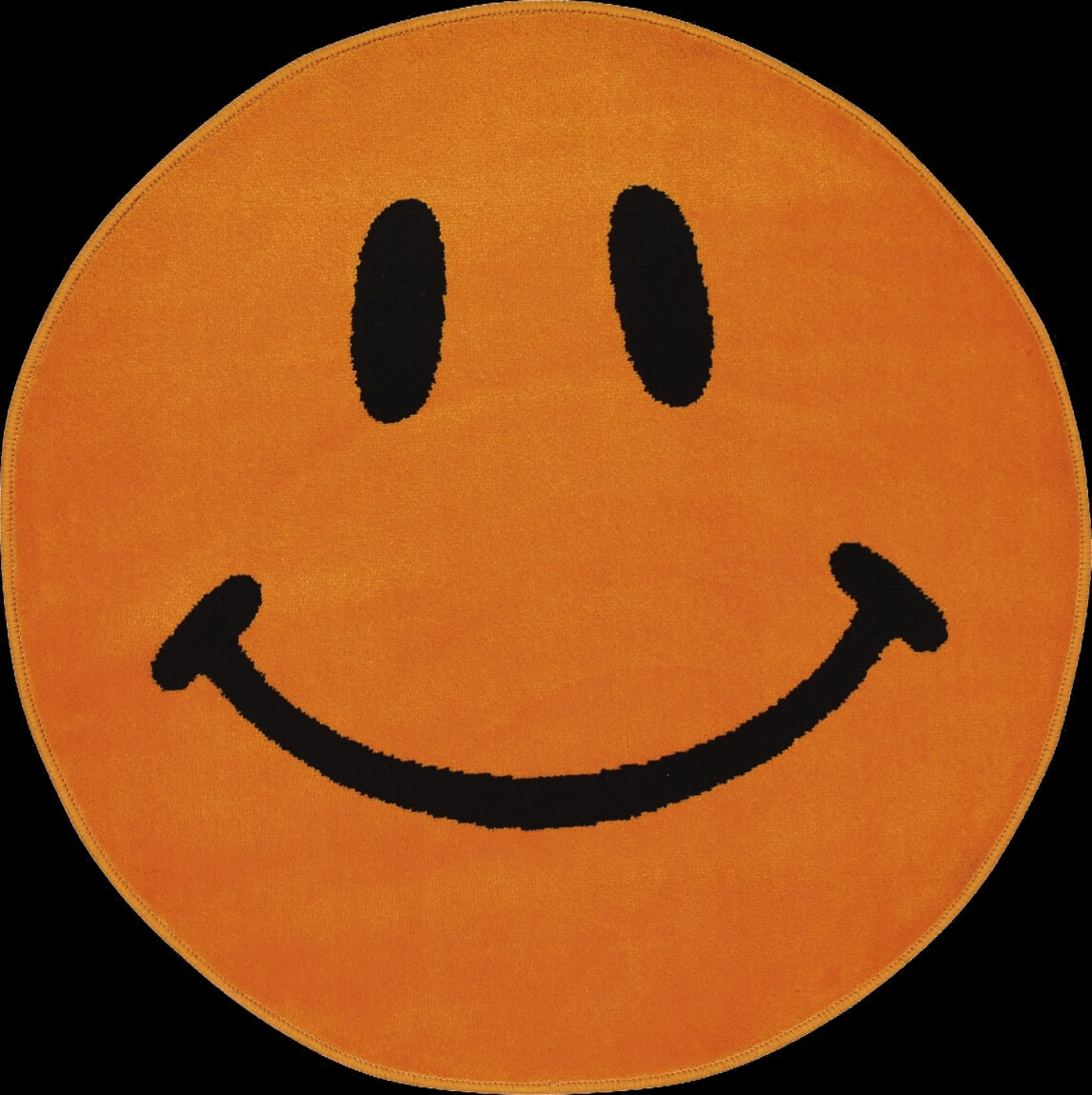 Smile Orange Italian Sitap Rug