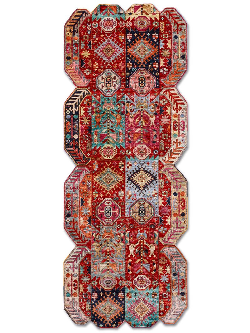 Multishape Hand-Woven Rug