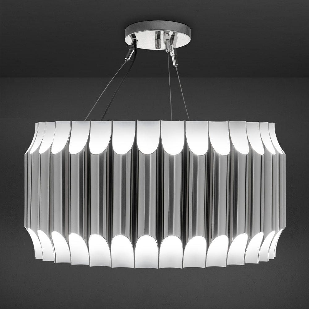 Bold Round Suspension Lamp