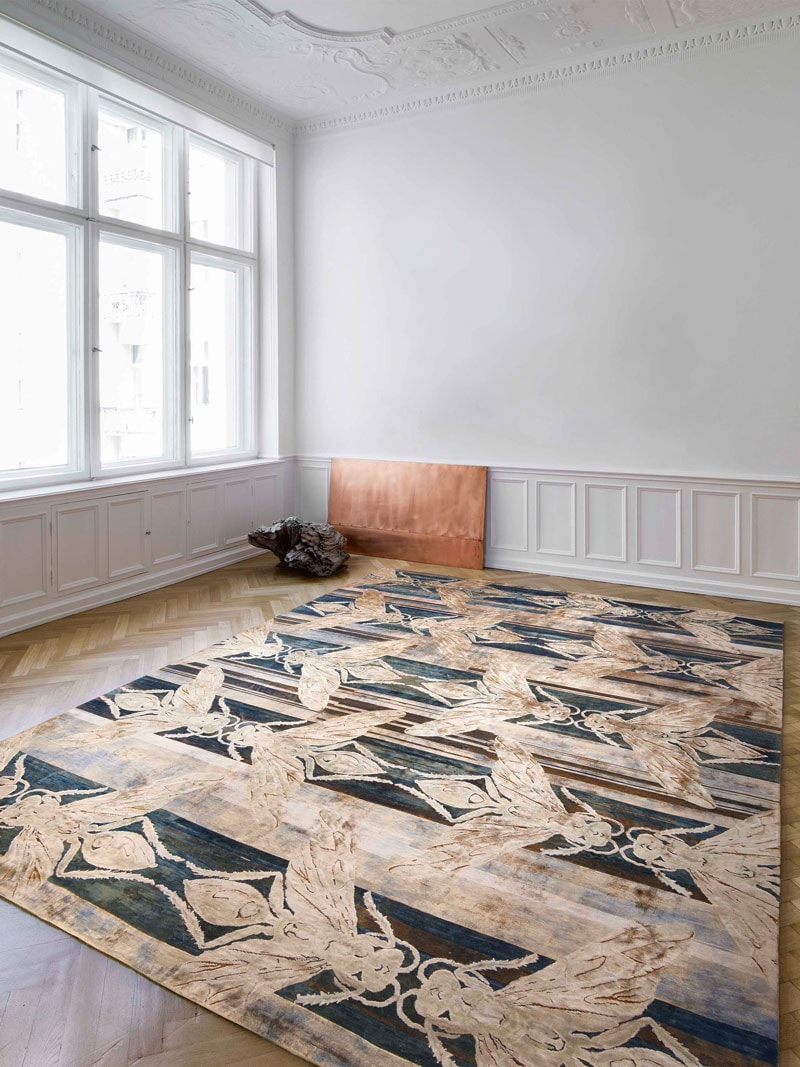 No Honey Hand-Woven Rug