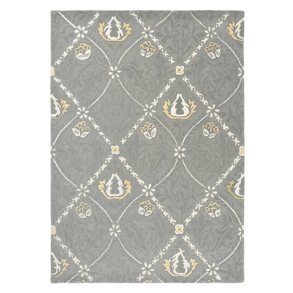 Pure Trellis Lightish Grey Premium Rug