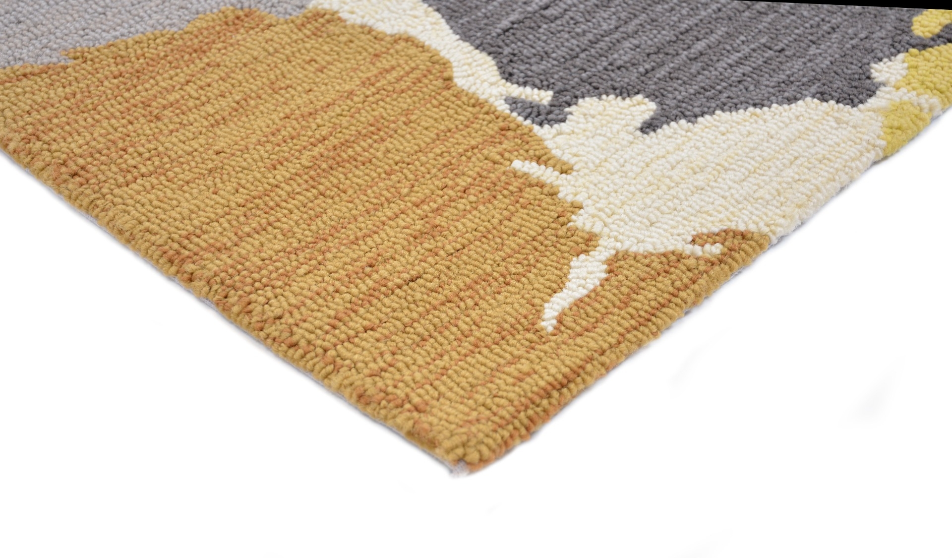 Abstract Multicolour Polypropylene Rug