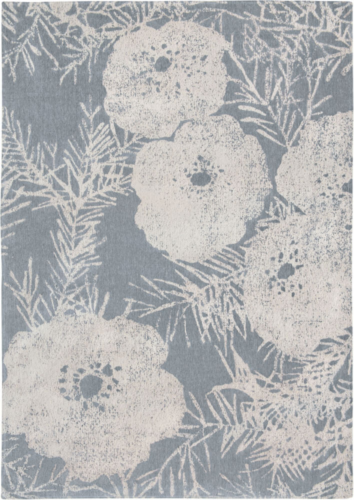 Lomasi Steel Blue Premium Rug | Size: 4' 7