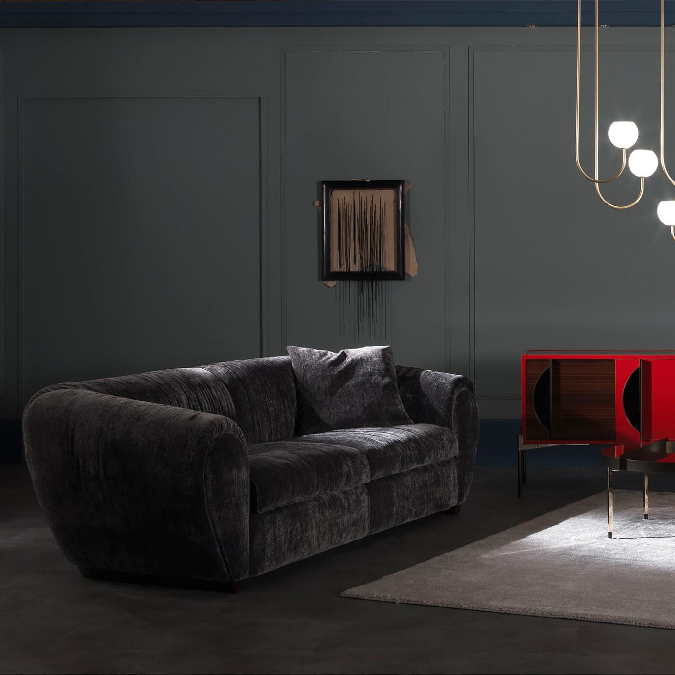 Oberdan Grey 3-Seater Sofa