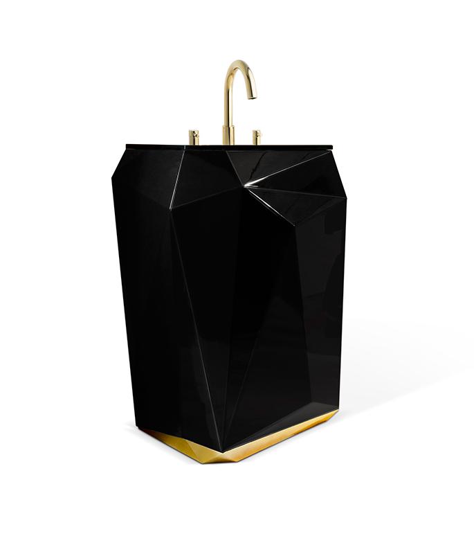 Gemstone Pedestal Sink