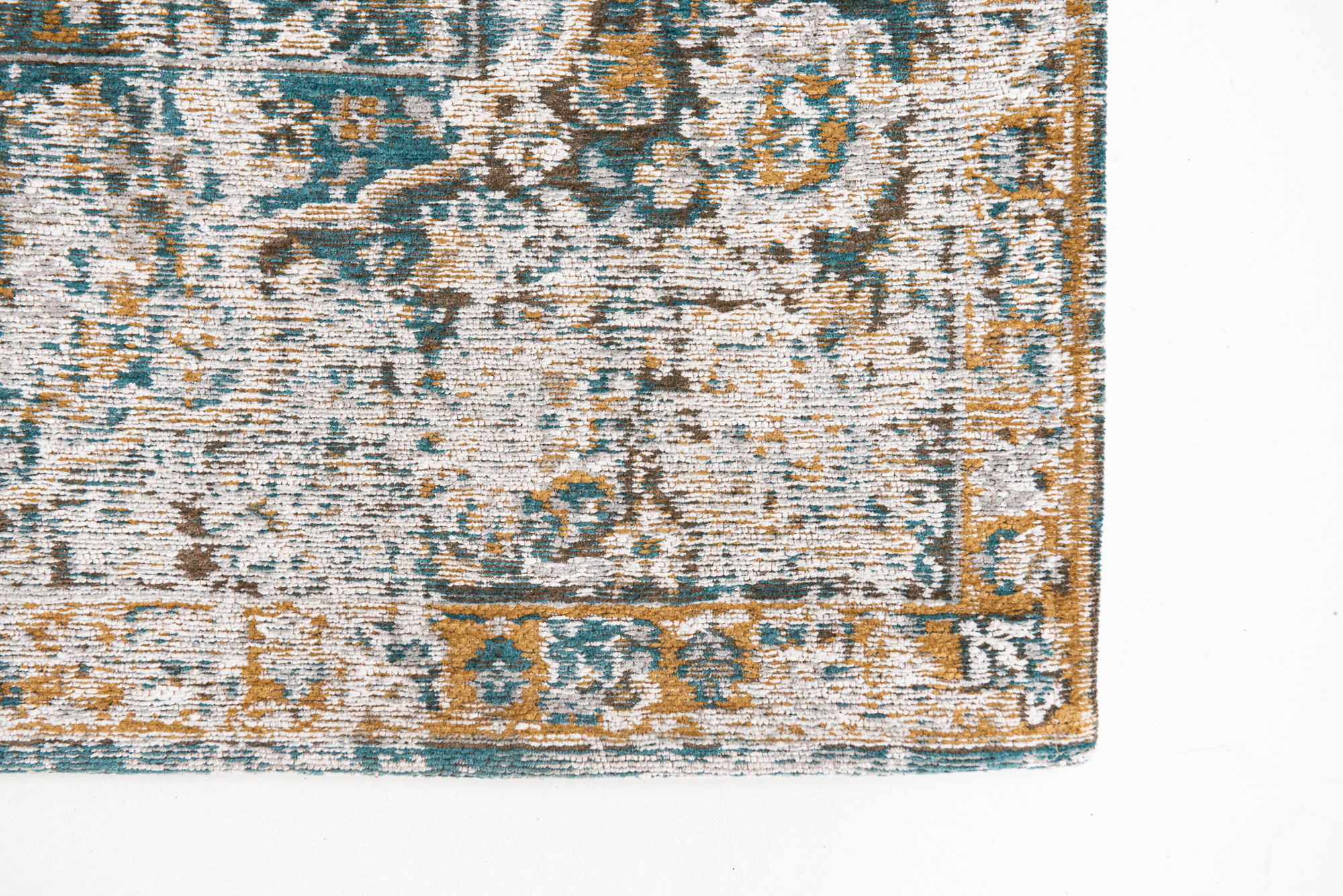 Flatwoven Vintage Green Rug