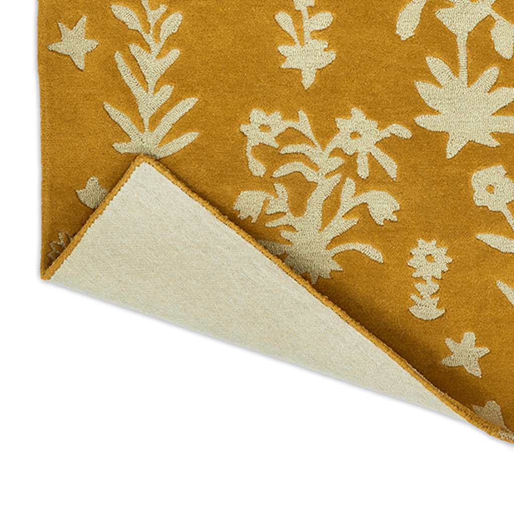 Woodland Glade Gold Rug