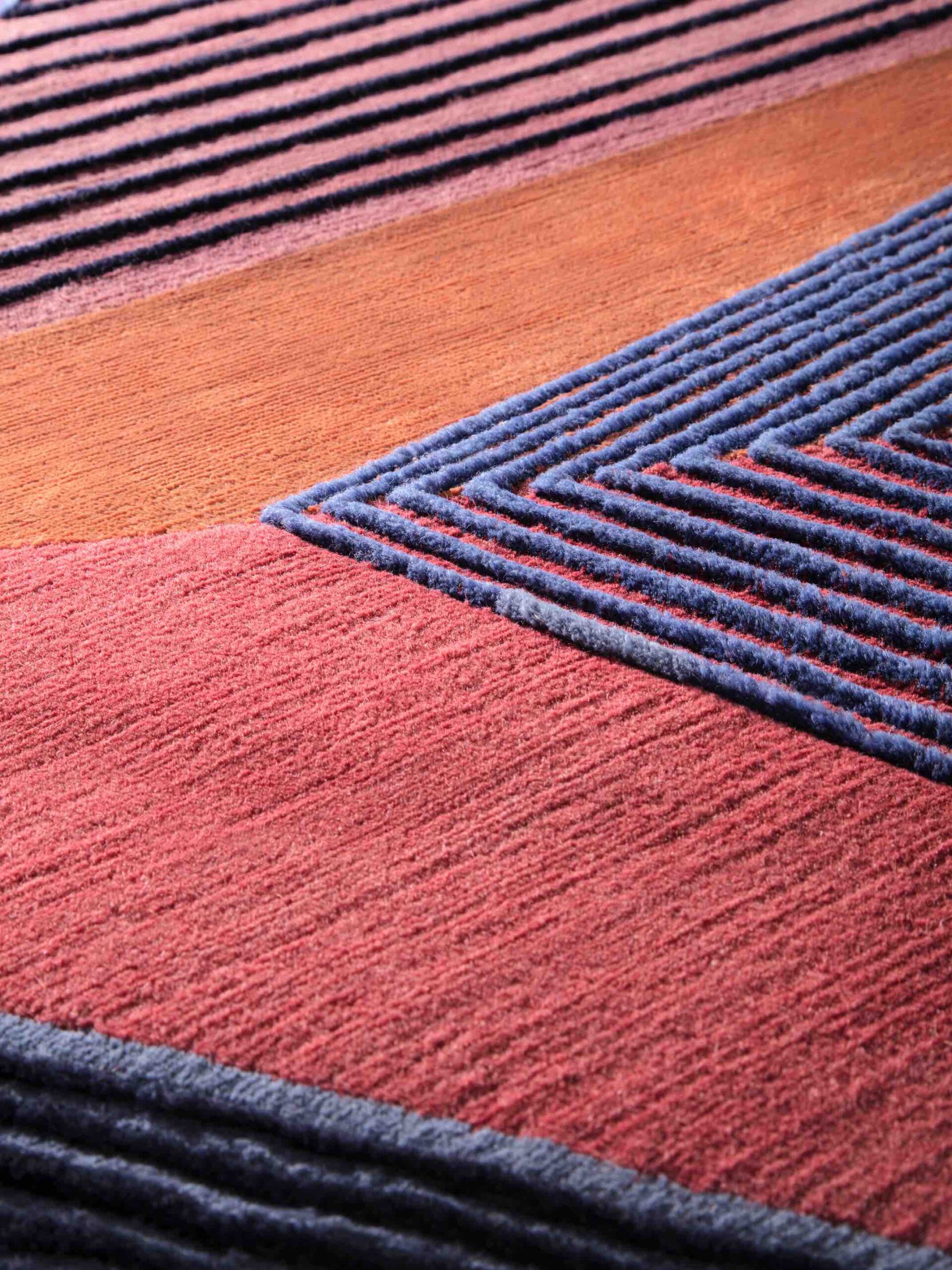 Icosaedro Designer Handmade Rug