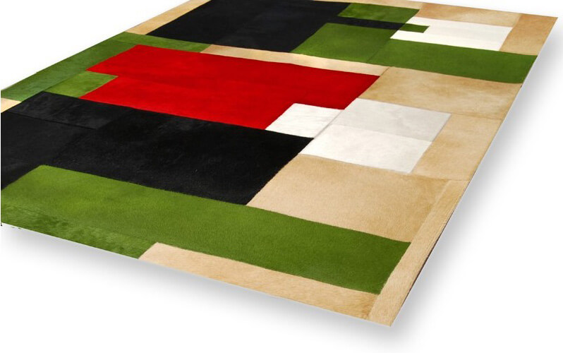 Loutraki Cowhide Multi Rug