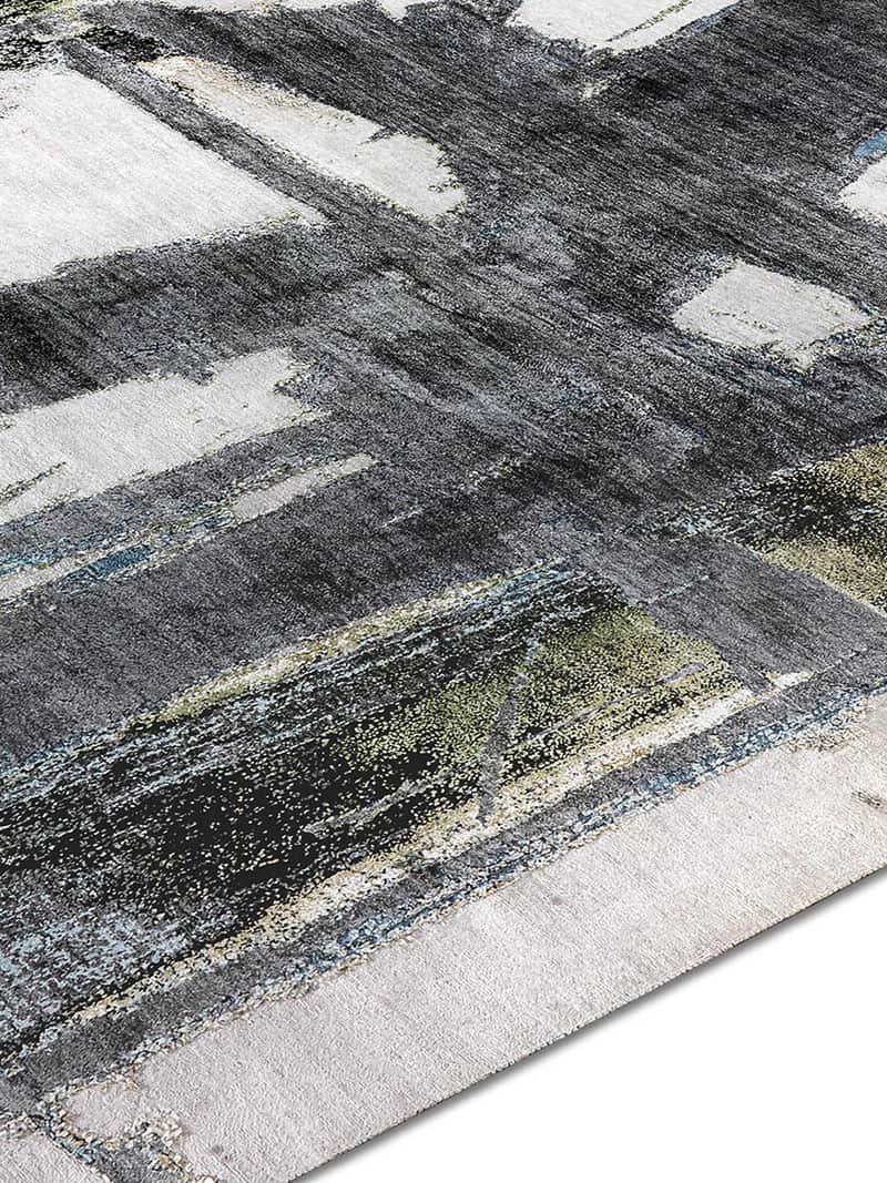 Green Rust Luxury Handmade Rug