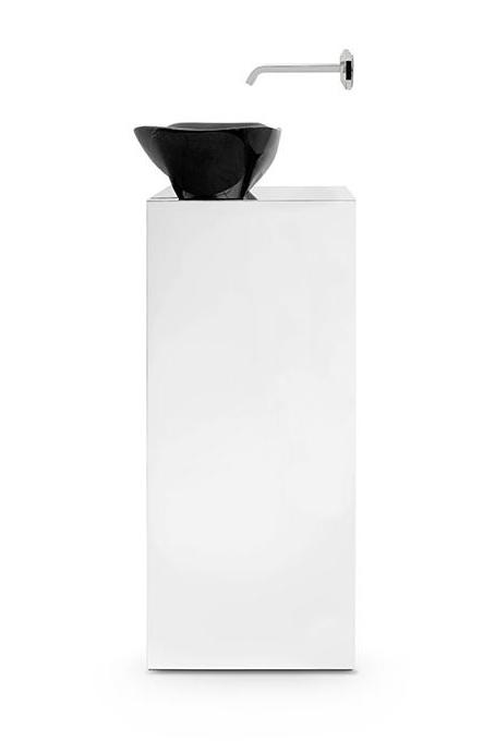 Fractured Design Pedestal Sink
