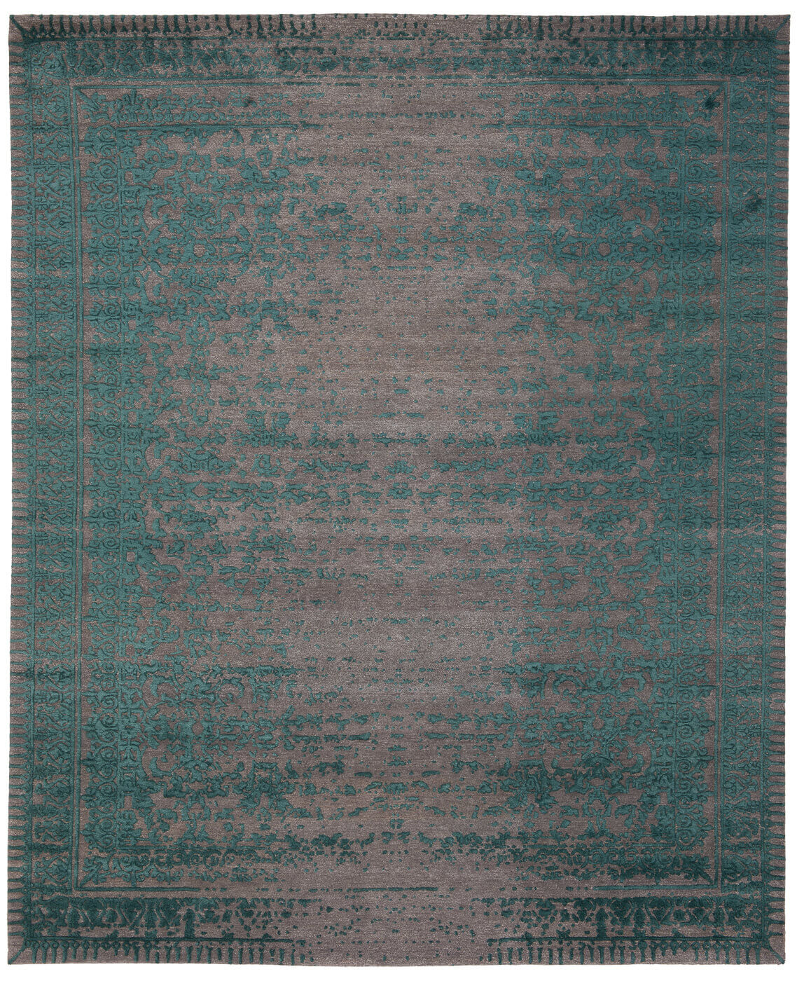 Exclusive Hand-Knotted Rug Ferrara Blue