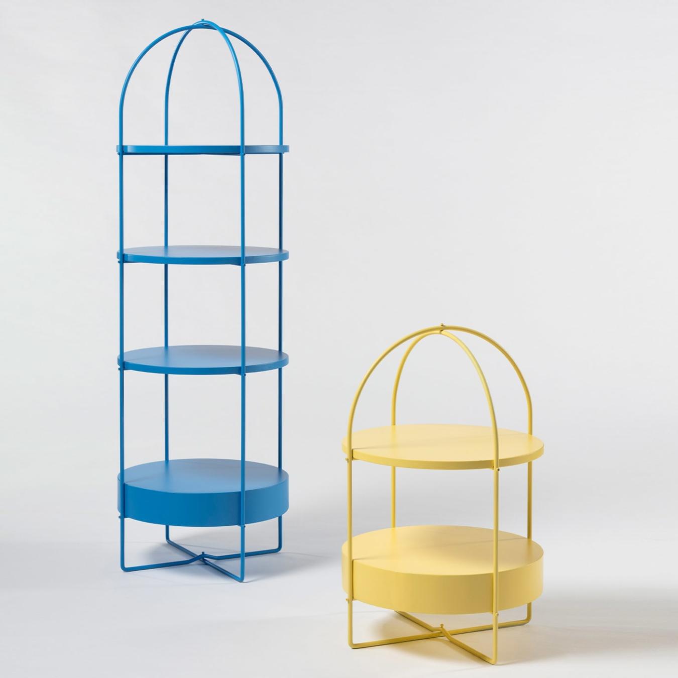 Contemporary Yellow Side Table