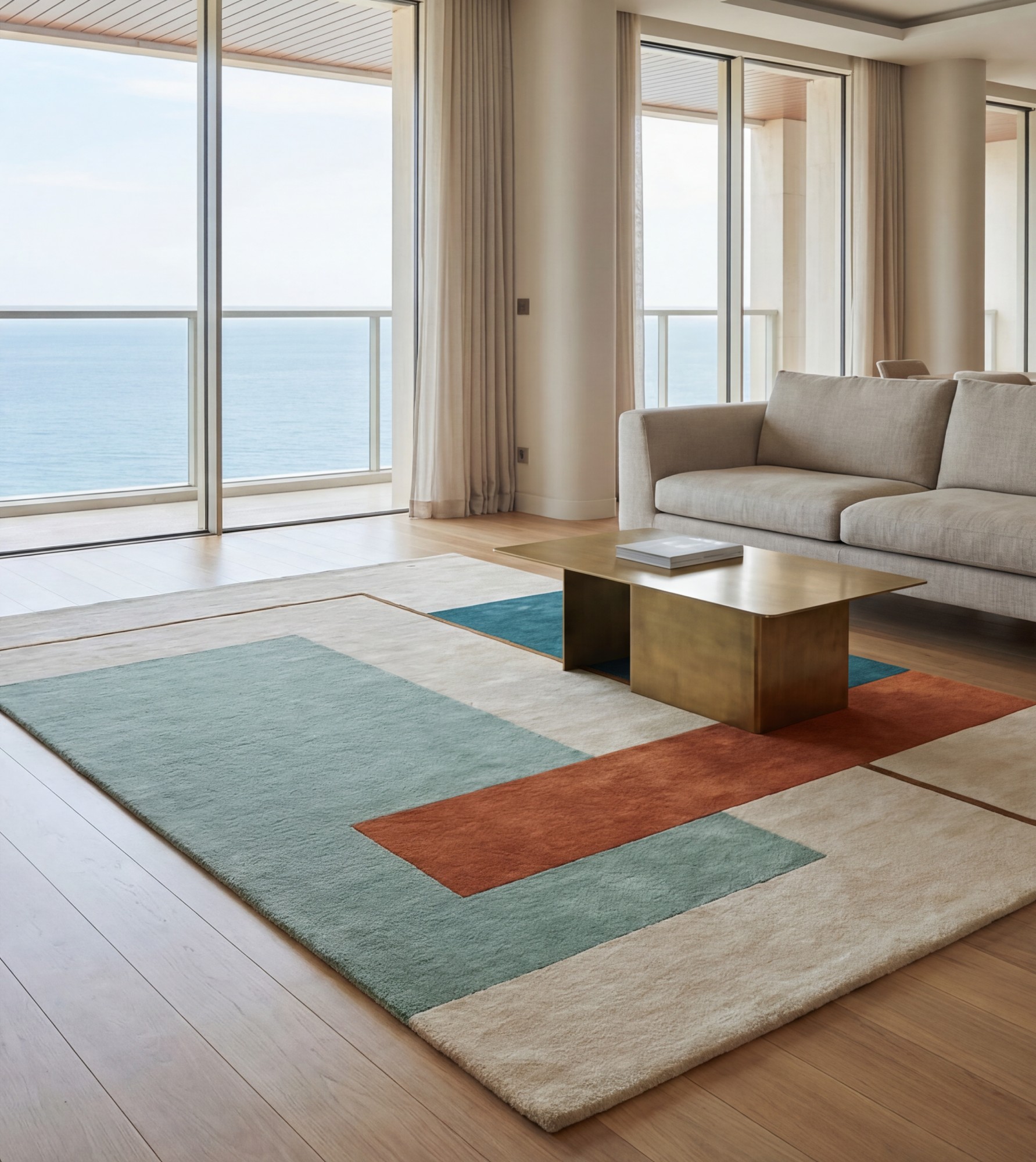 Framed Blocks Artisan Rug