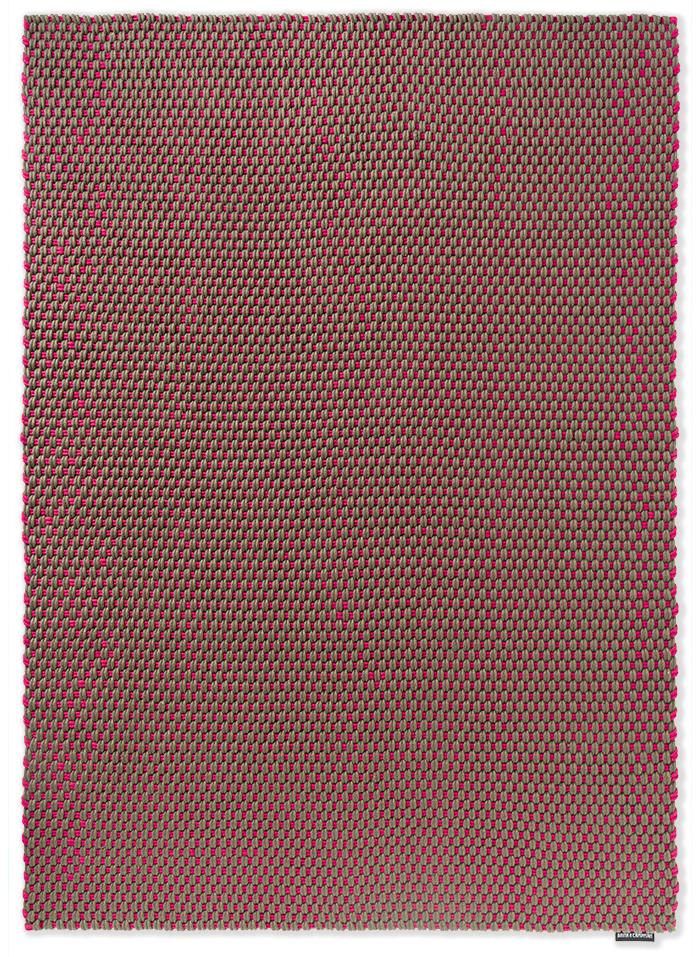 Braided Pink Tri-Color Outdoor Rug