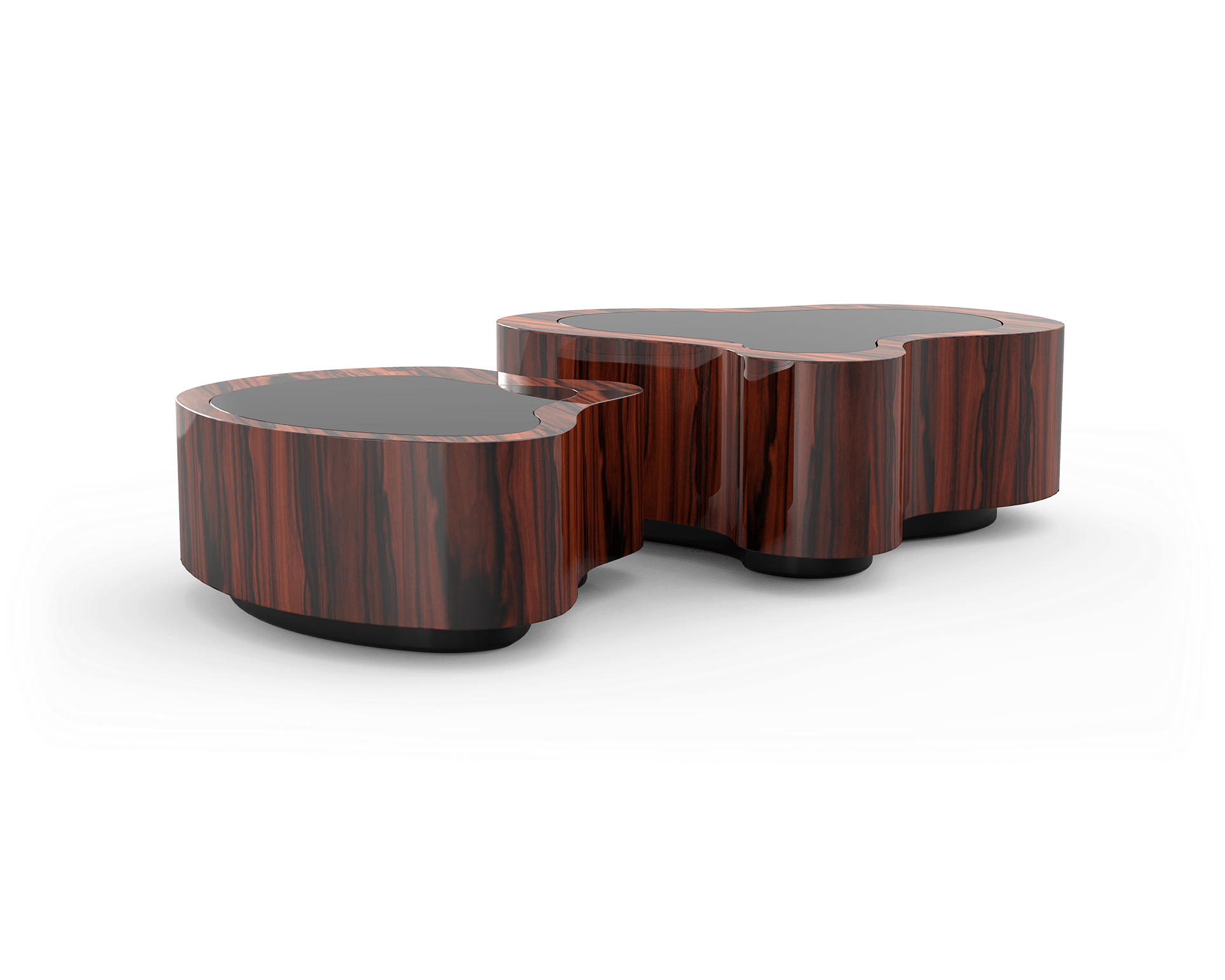 Crest Pau Santo Coffee Table Set