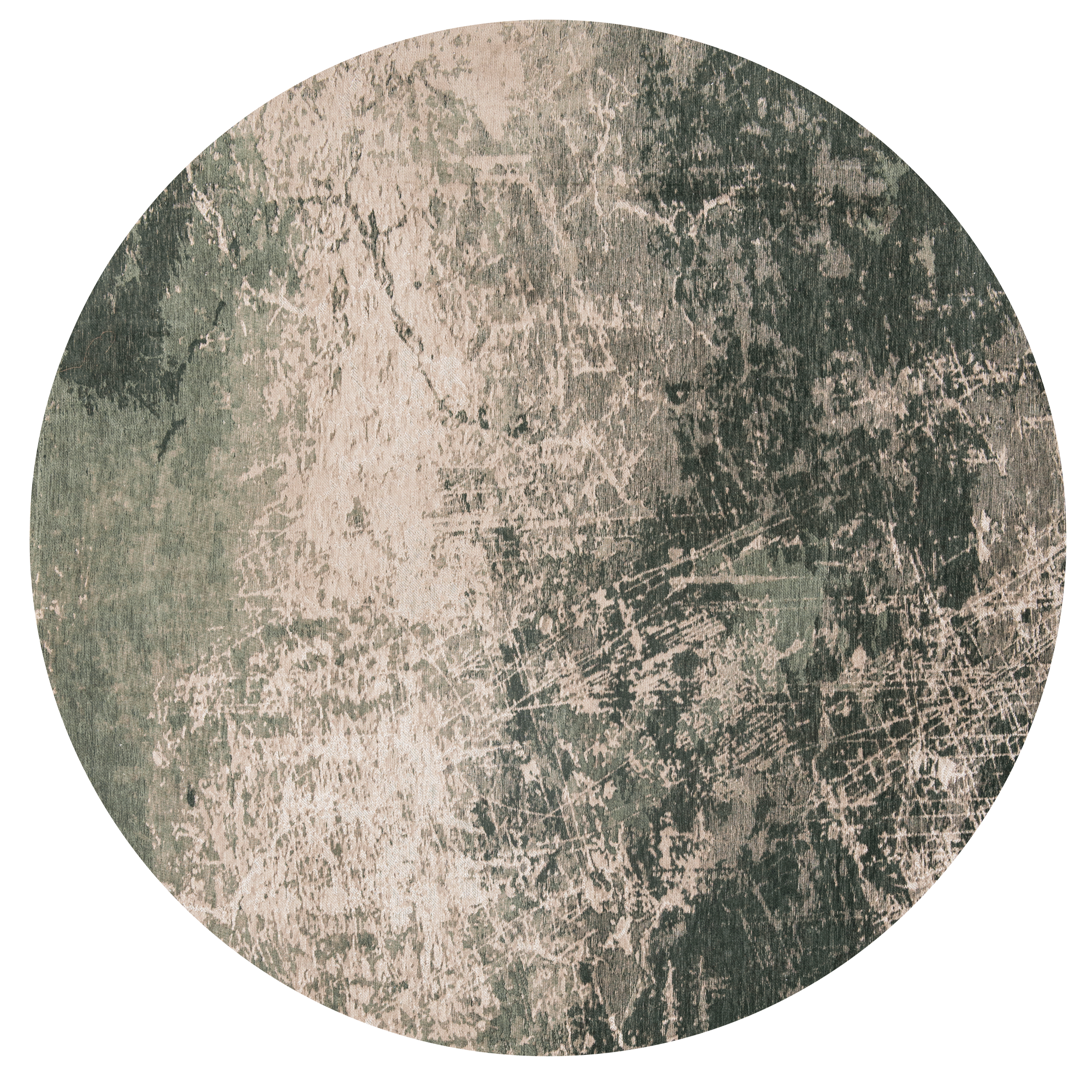 Dark Pine Round Rug