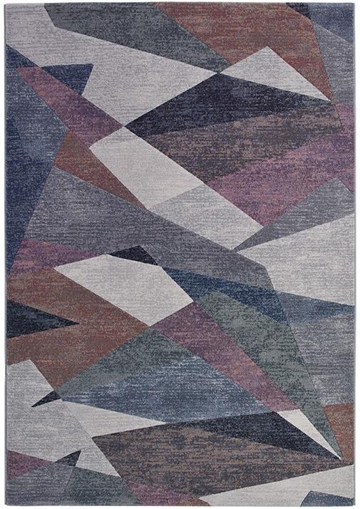 Geometric Machine Woven Polypropylene Rug