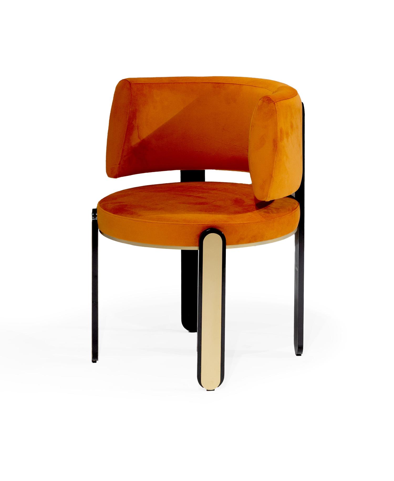 Tiffany Orange Dining Chair