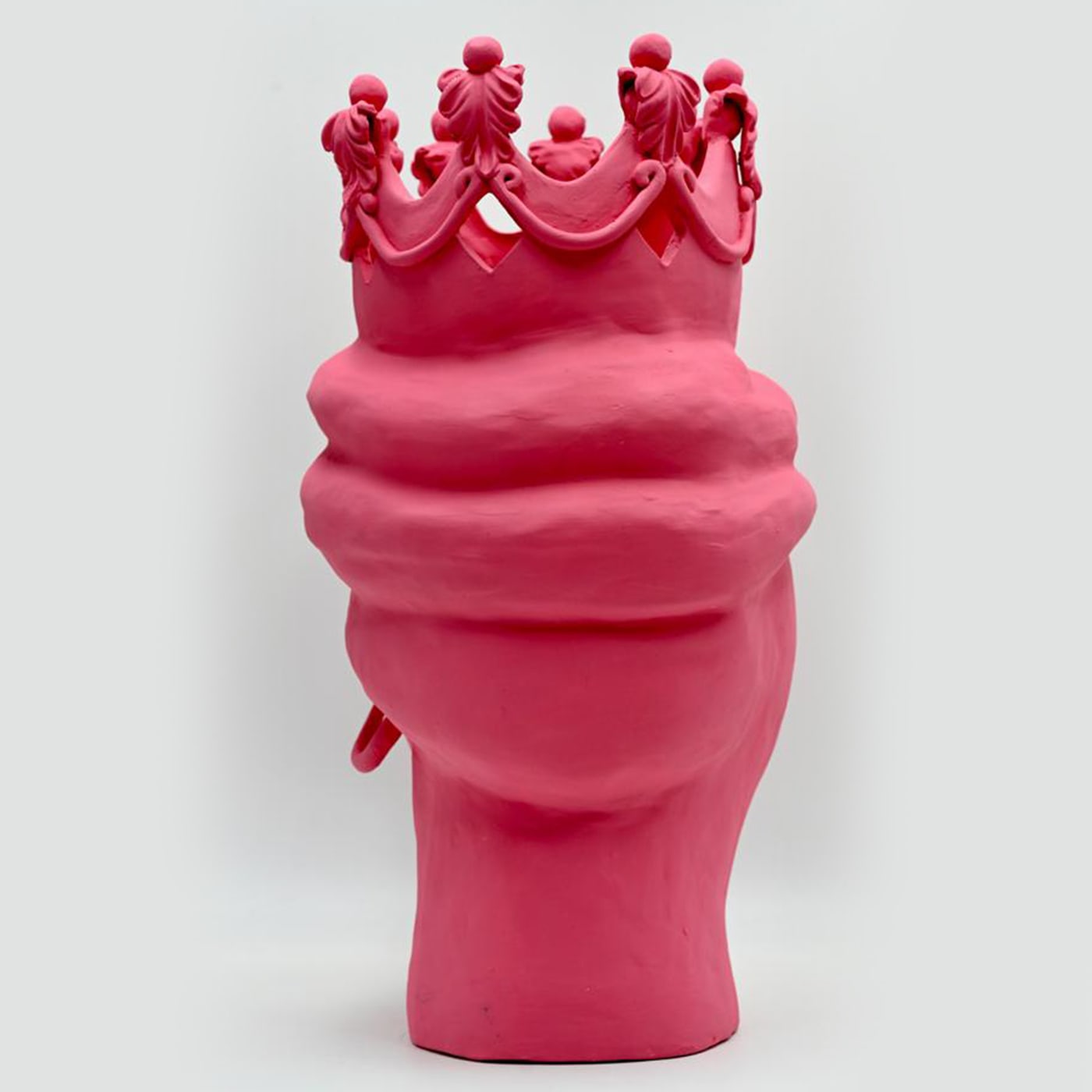 Moor's Head Pink Sculpture
