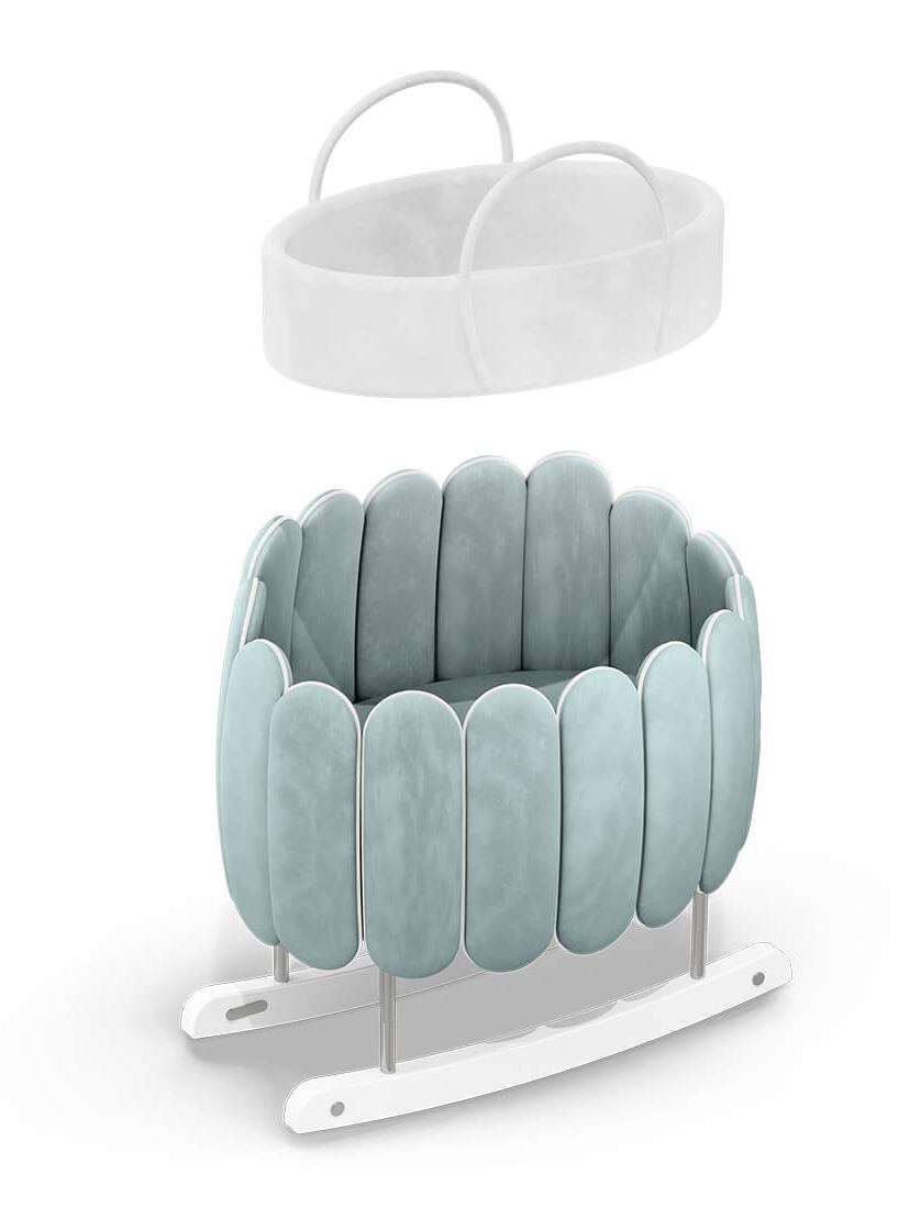 Lotus Gentle Rocking Crib