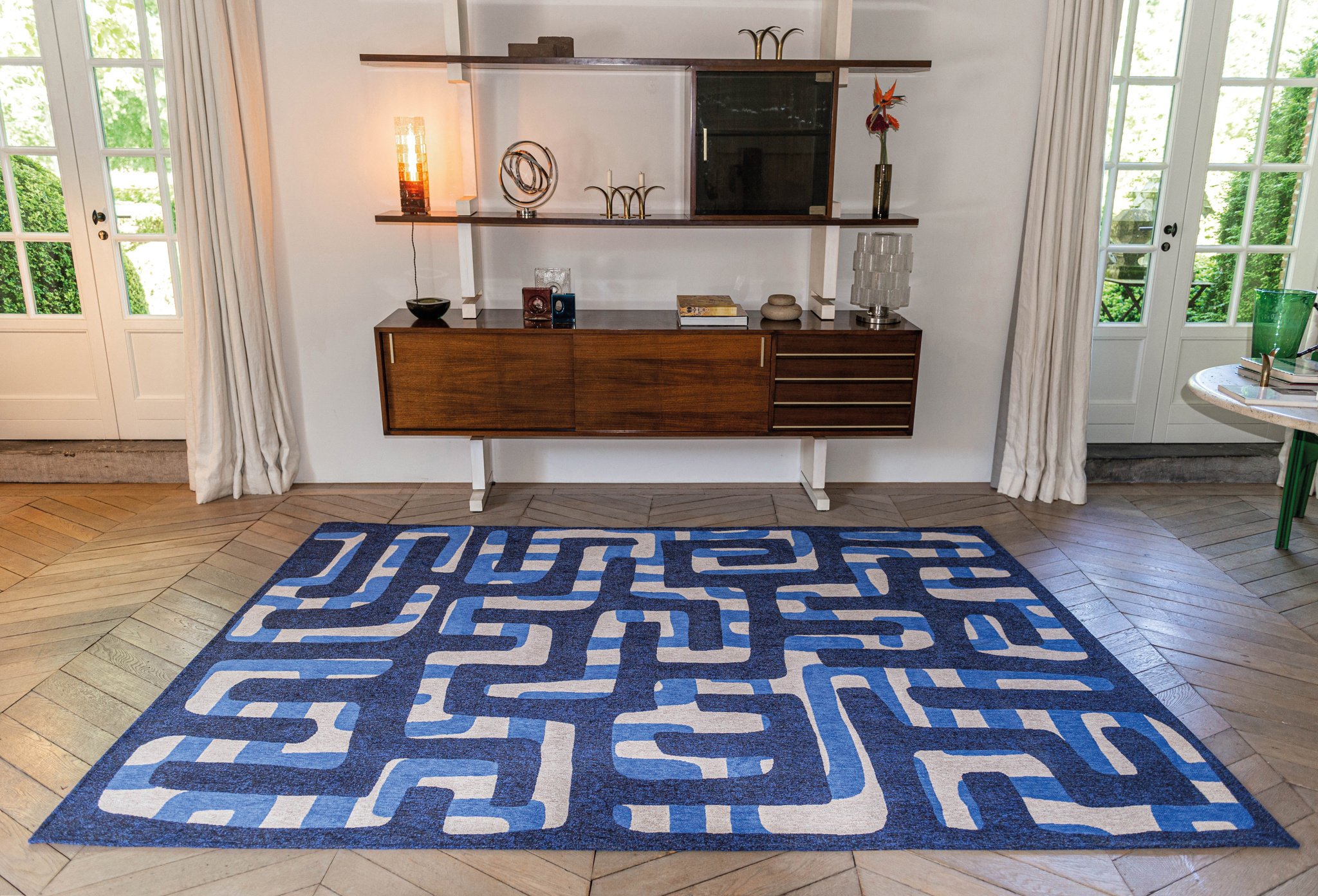 Ultramarine Modern Rug