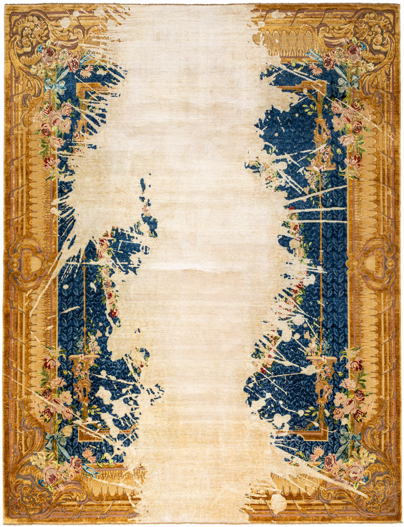 Savonnerie Luxury Hand-Knotted Rug