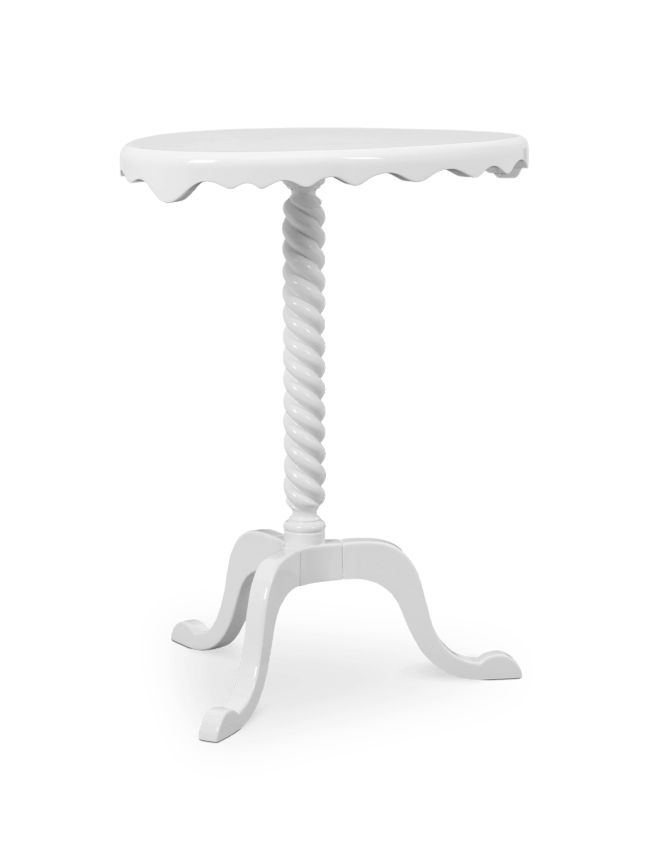 Pearl White Side Table