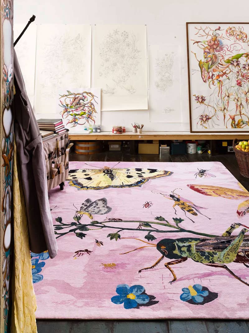 Grasshopper Luxury Handmade Rug