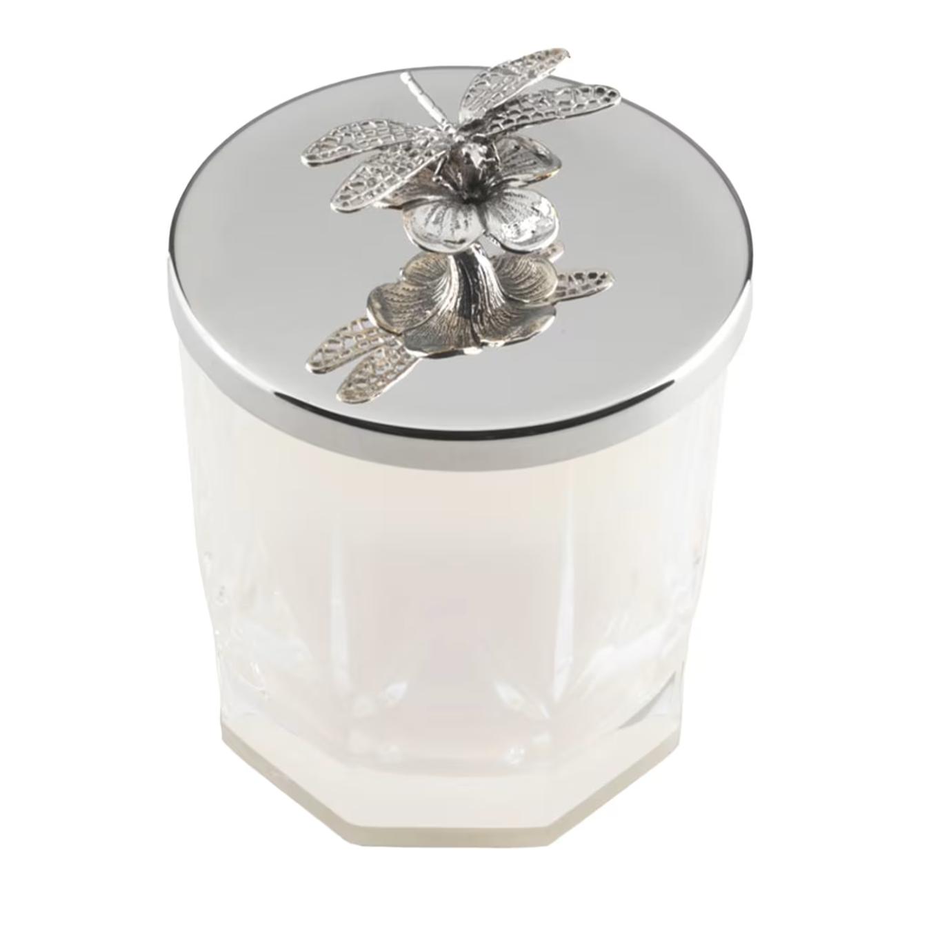 Spring Dragonfly Candle Vase