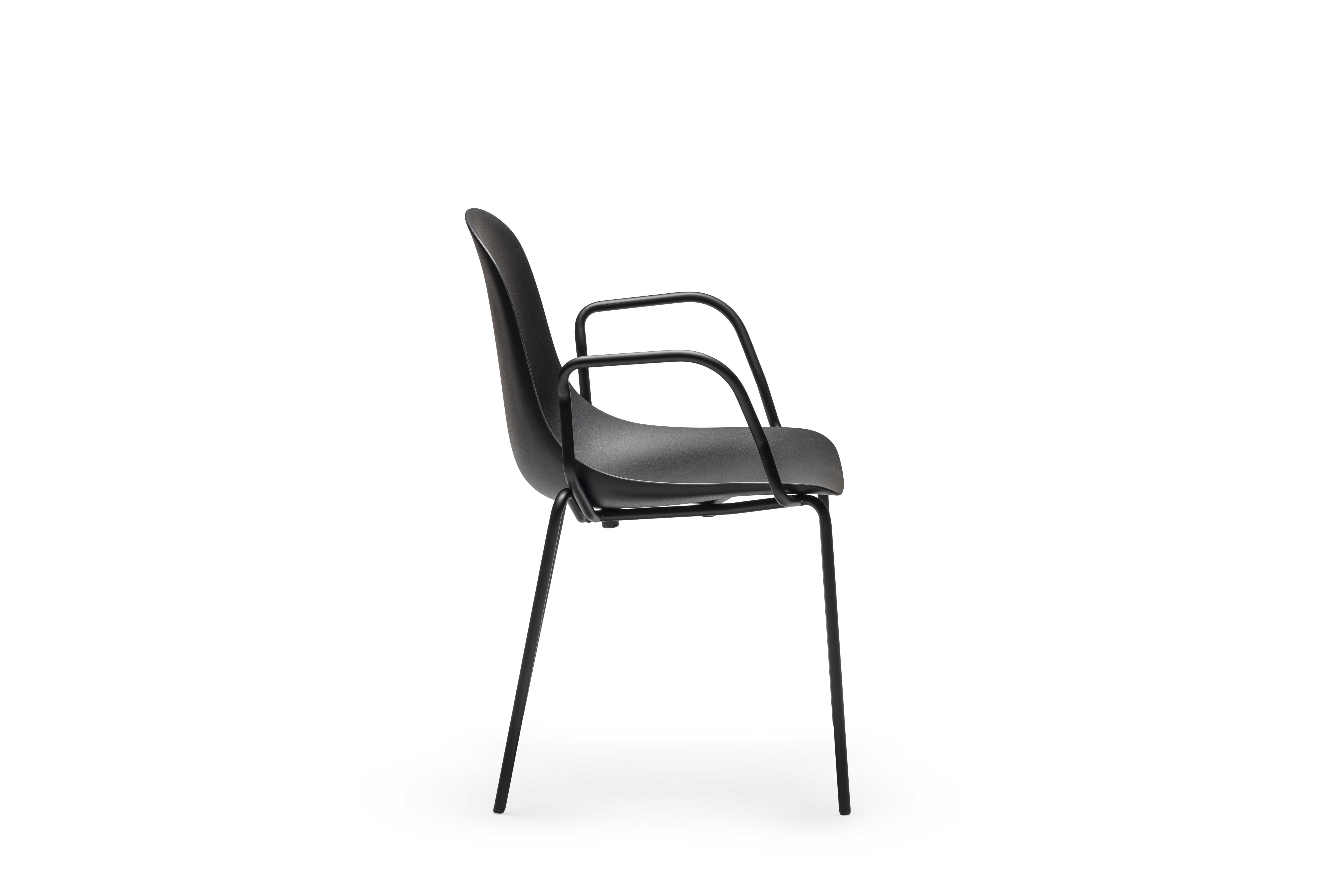 Gotham P Black Chair (2-Piece Set)