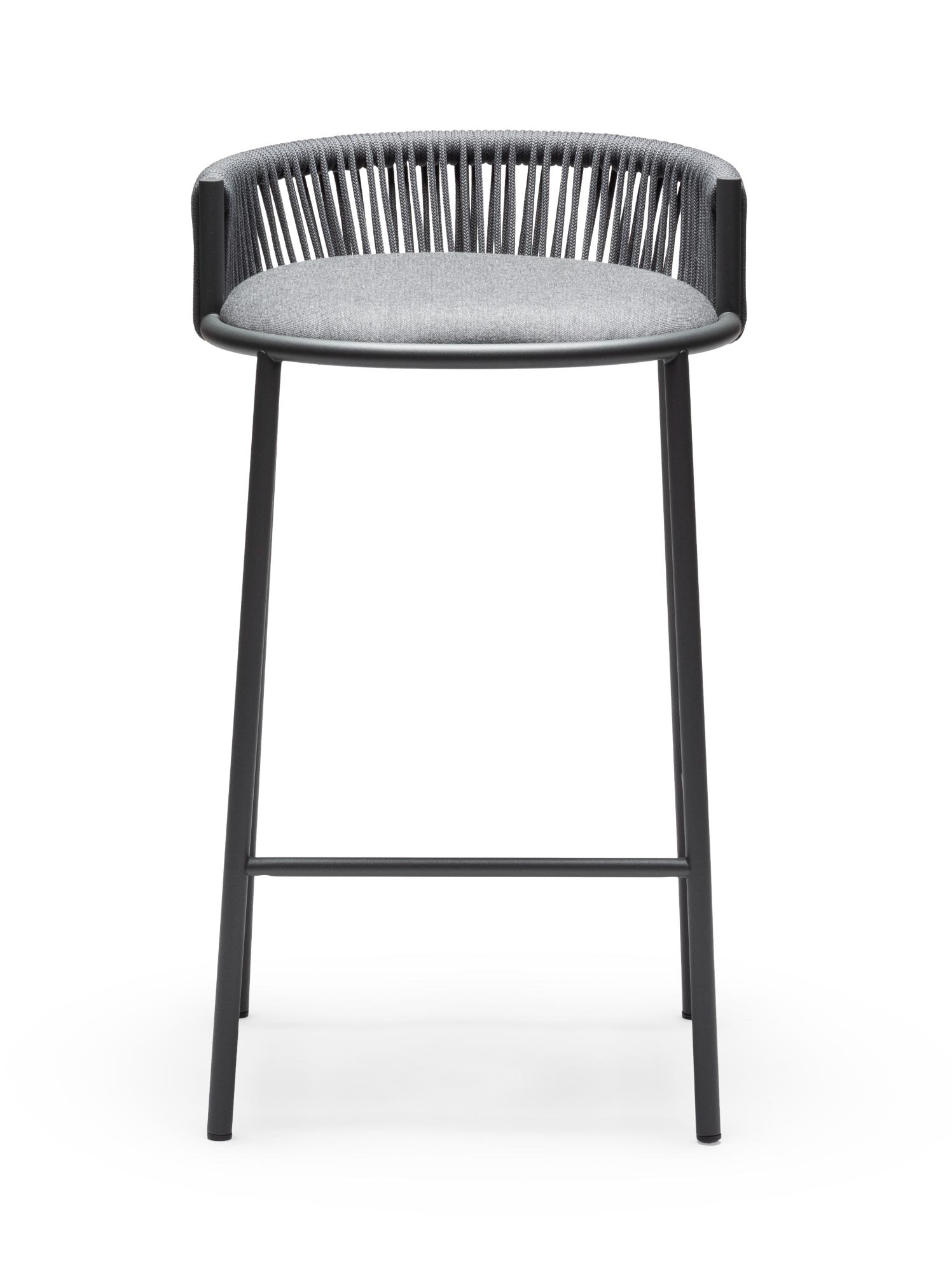 Millie SG-65 Gray Outdoor Bar Stool