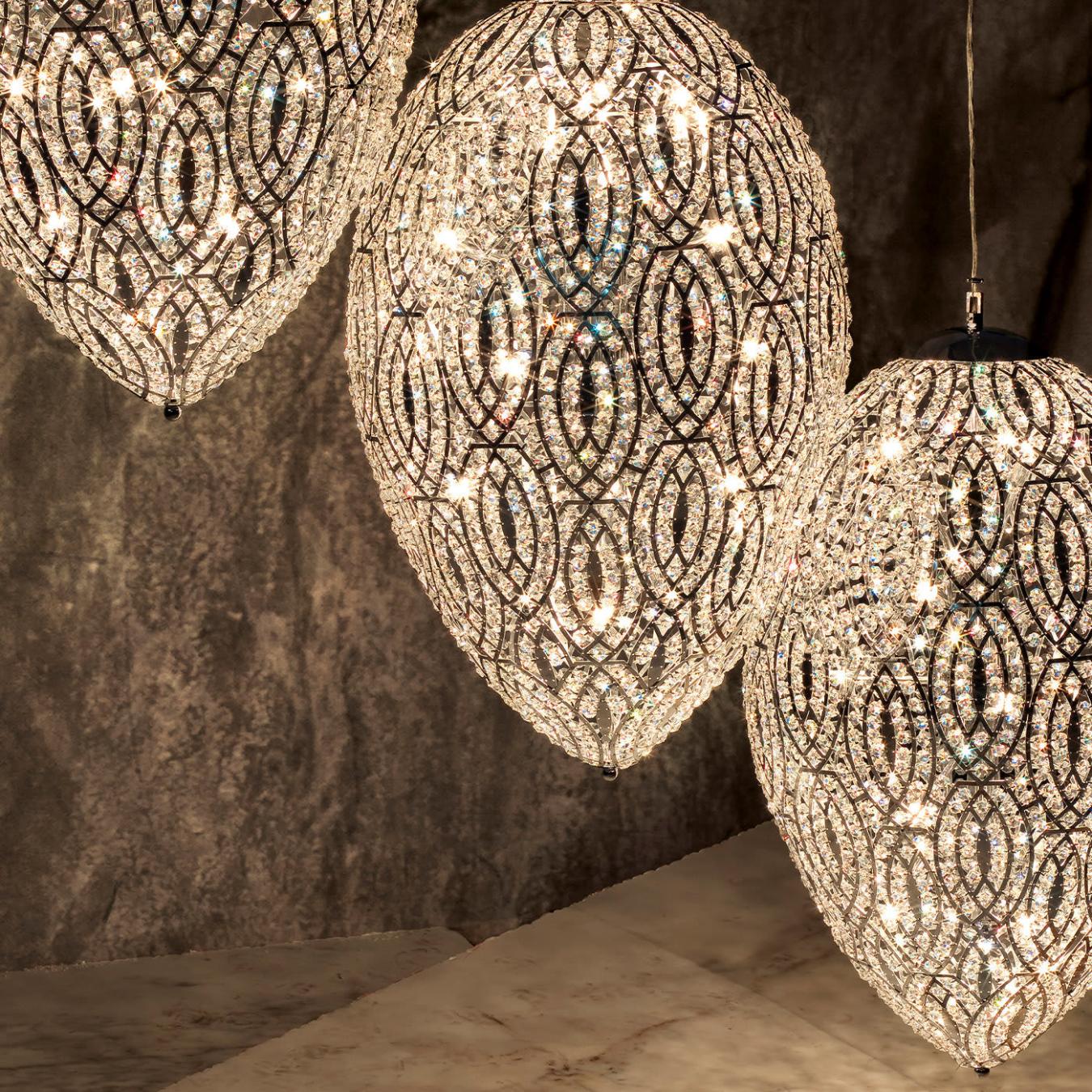 Arabesque Egg Chandelier