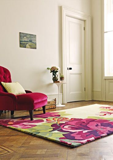 Sanderson Midsummer-Rose Premium Rug